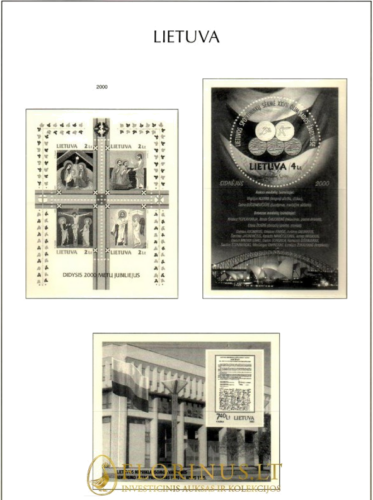 Lietuva 1990 - 2009 m. (Iliustruoti lapai pašto ženklams) (4)