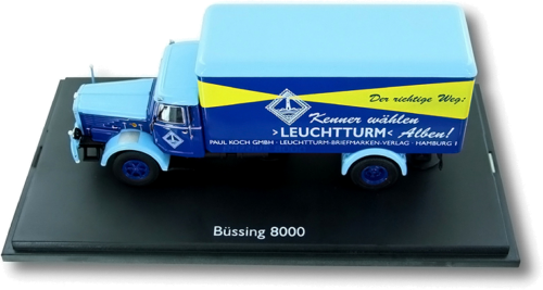 Kolekcinis Leuchtturm Furgono BUSSING 8000 (1:43) modelis (2)