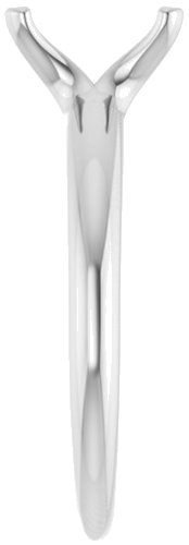 Sužadėtuvių Žiedas „Solitaire“ 585 Baltojo Aukso Emerald 8mm x 6mm (4)