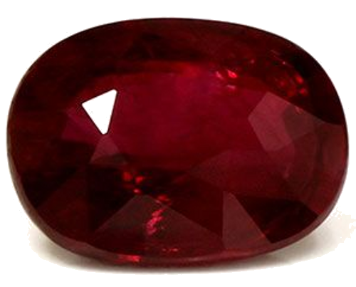 1.07 carat RED Cushion Rubinas (1)