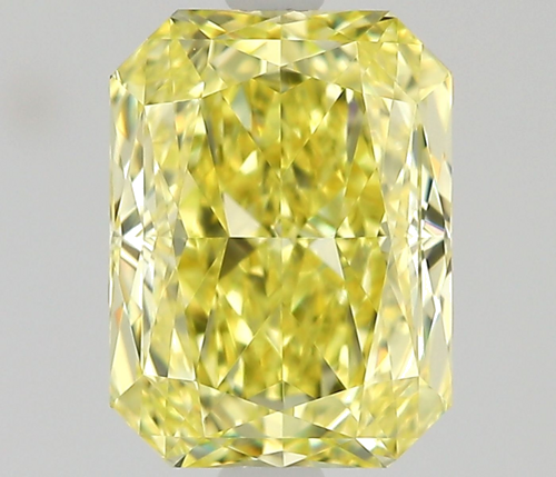 1.03 carat Fancy Intense Yellow-VVS1 Natūralus Radiant Deimantas (1)