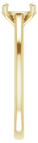 Sužadėtuvių Žiedas „Solitaire“ 585 Geltonojo Aukso Oval 7mm x 5mm (4)