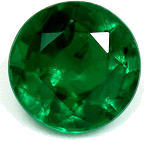 1.13 carat GREEN Round Smaragdas (1)