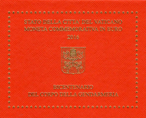 2016 Vatican Gendarmeria 2 euro coin (3)