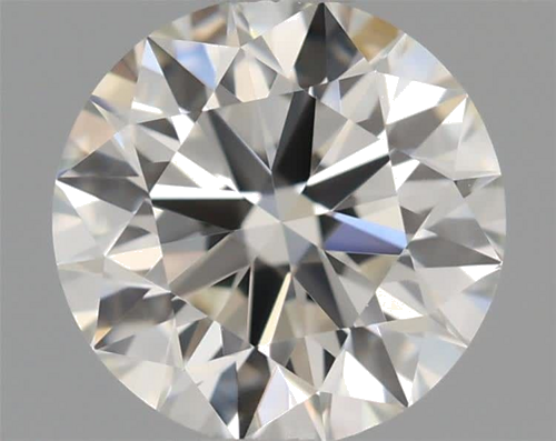 0.66 carat I-VVS1 Excellent cut Natūralus Round Deimantas (1)