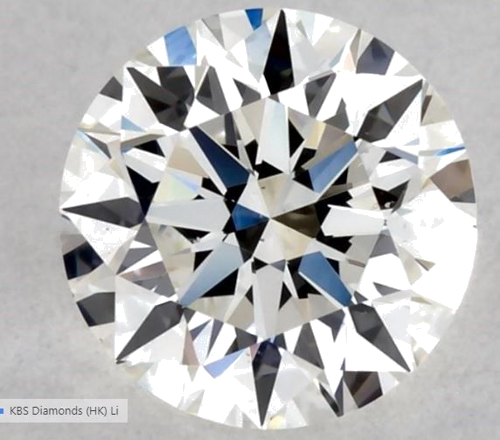 0.55 carat H-VS1 Excellent cut Natūralus Round Deimantas (1)