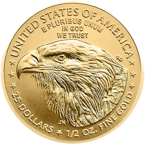 1/2 oz Amerikas Ērglis 2026 ASV zelta monēta (1)