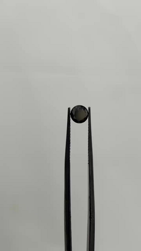 0.6 carat Fancy Black-VVS2 Excellent cut Natūralus Round Deimantas (1)