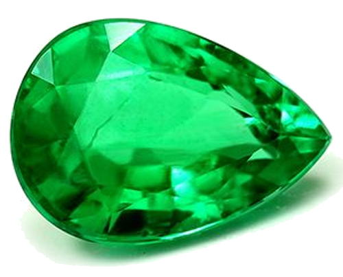 1.73 carat GREEN Pear Smaragdas (1)