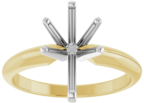 Sužadėtuvių Žiedas „Solitaire“ 585 Baltojo Ir Geltonojo Aukso Pear Shape 11.5mm x 7mm (3)