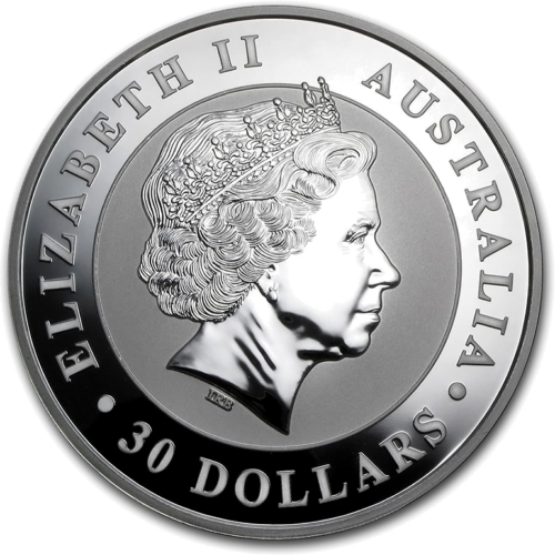 1 кг сребърна монета Kookaburra 2014 Австралия (2)