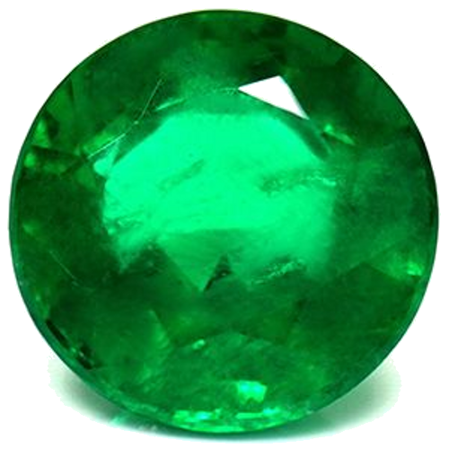 1.54 carat GREEN Round Smaragdas (1)