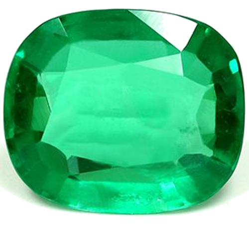 1.88 carat GREEN Cushion Smaragdas (1)