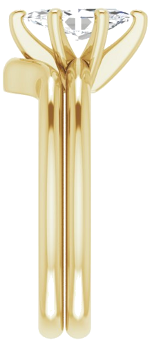 Sužadėtuvių Žiedas „Solitaire“ 417 Geltonojo Aukso Marquise 9mm x 4.5mm (9)