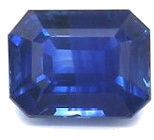 1.12 carat BLUE STEP cut Octagonal Safyras (1)