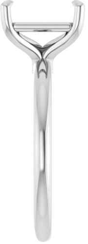 Sužadėtuvių Žiedas 950 Platinos Emerald 9mm x 7mm (4)