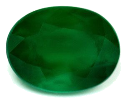 1.43 carat GREEN Oval Smaragdas (1)