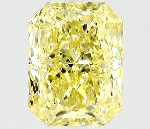 0.9 carat Fancy Yellow-SI2 Natūralus Radiant Deimantas (1)