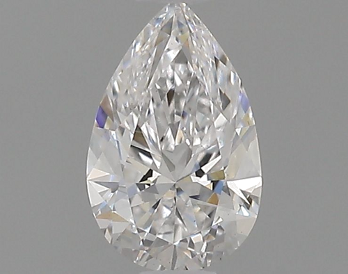 0.4 carat D-VS2 Natūralus Pear Deimantas (1)