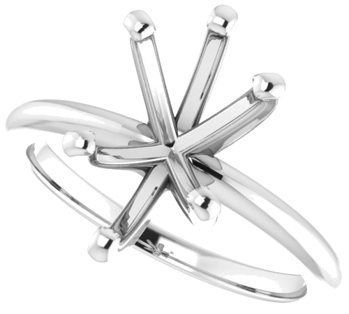 Sužadėtuvių Žiedas „Solitaire“ 585 Baltojo Aukso Pear Shape 12mm x 8mm (5)