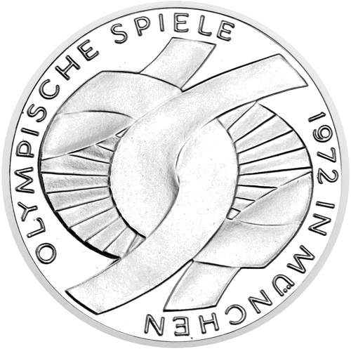 1972 Munich Olympic Games Germany 10 Mark Silver Coin (1)