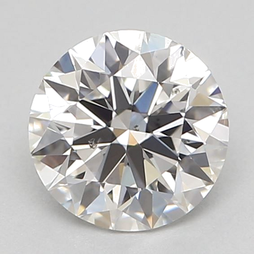 0.53 carat F-SI1 Excellent cut Natūralus Round Deimantas (1)