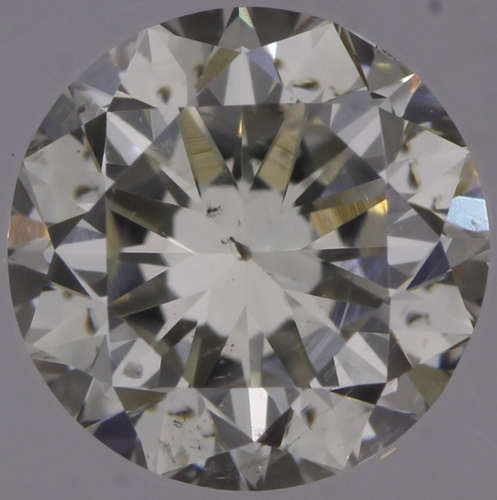 0.5 carat K-SI2 GD cut Natūralus Round Deimantas (1)