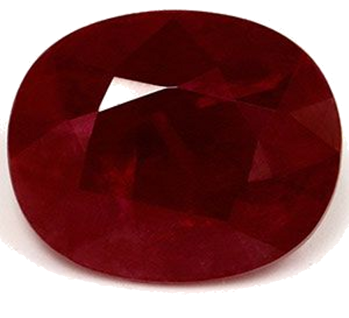 4.12 carat RED Oval Rubinas (1)