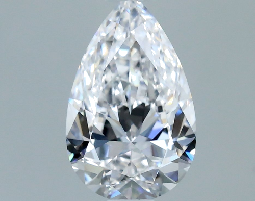0.52 carat D-IF Natūralus Pear Deimantas (1)