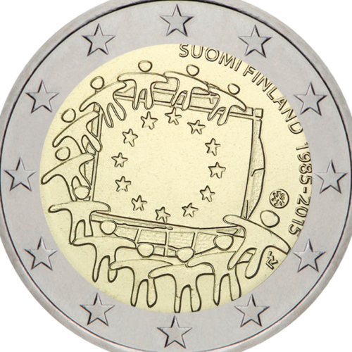 2015 Finland European flag 2 euro coin (2)