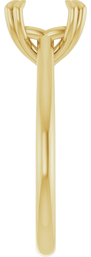 Sužadėtuvių Žiedas „Solitaire“ 585 Geltonojo Aukso Asscher 7mm (4)