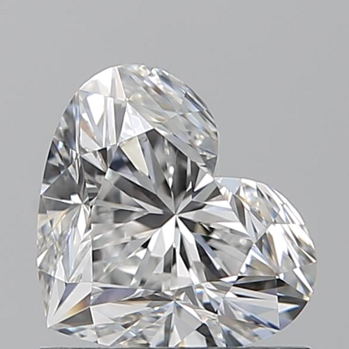 0.92 carat E-VVS1 Natūralus Heart Deimantas (1)