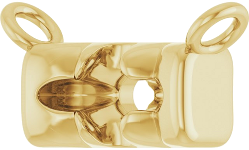 Pakabukas „French-Set Family Bar“ 585 Geltonojo Aukso Round 3mm (2)