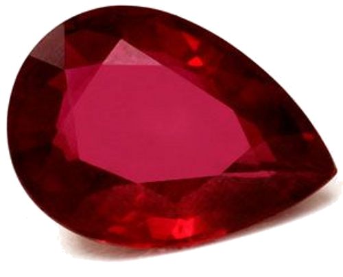 0.75 carat RED Pear Rubinas (1)