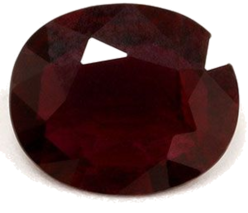 1.16 carat RED Oval Rubinas (1)