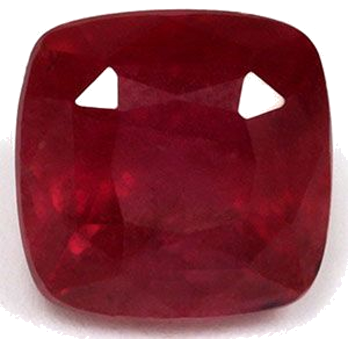 2.08 carat RED Cushion Rubinas (1)
