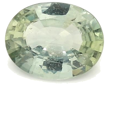 2.4699999999999998 carat GREEN BRILLIANTSTEP cut Oval Safyras (1)