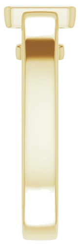 Sužadėtuvių Žiedas „Bezel-Set Solitaire“ 585 Geltonojo Aukso Square 6mm (4)