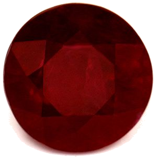 1.26 carat RED Round Rubinas (1)