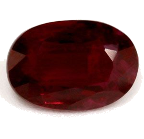 1.06 carat RED Oval Rubinas (1)