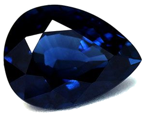 2.27 carat BLUE Pear Safyras (1)