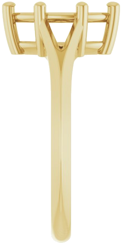 14K Yellow 10x5 mm Marquise Solitaire Engagement Ring Mounting (4)