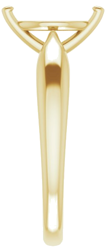 14K Yellow  9x4.5 mm Marquise Solitaire Engagement Ring Mounting (4)