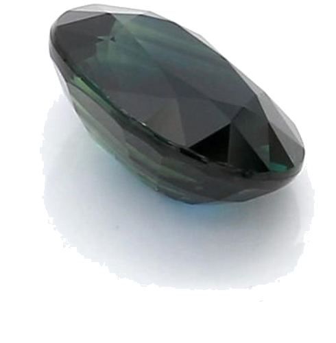 1.67 carat BLUE BRILLIANTSTEP cut Oval Safyras (1)