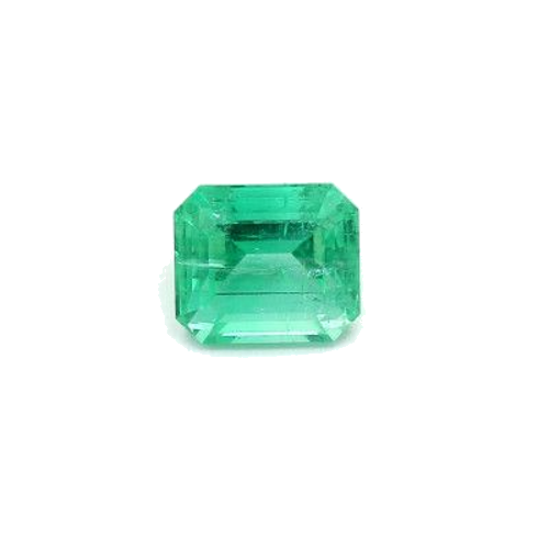 1.63 carat GREEN STEP cut Octagonal Smaragdas (1)