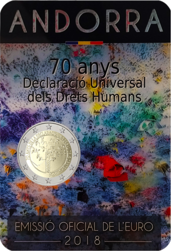 2018 Andorra Human Rights 2 euro coin (2)