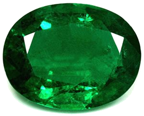 4.46 carat GREEN Oval Smaragdas (1)