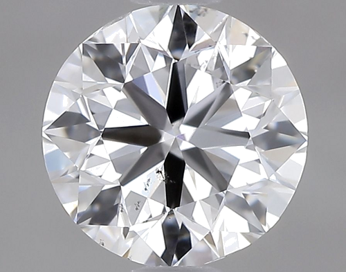 1.01 carat E-SI1 GD cut Natūralus Round Deimantas (1)