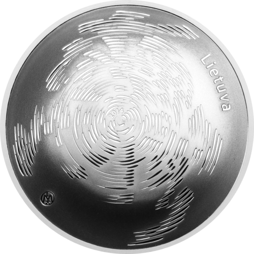 2014 Литва Форма 50 литов серебряная монета PF 70 ULTRA CAMEO (4)