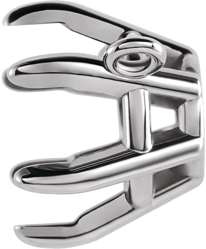 14K White 4.5 mm Round 6-Prong Claw Necklace Center (2)